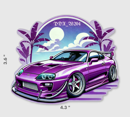 Purple Supra sticker